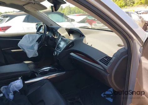 2016 Acura Mdx z USA, uszkodzony, nr VIN 5FRYD4H23GB010312